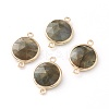 Labradorite Links Connectors G-B009-18G-1