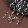 304 Stainless Steel 8MM Ring Link Chain Necklaces NJEW-P343-01B-P-3