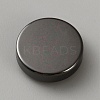 Flat Round Brass Button Covers Settings KK-WH0079-193A-B-1
