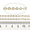 Rack Plating Brass Cable Chains CHC-M001-03G-02-3
