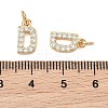 SHEGRACE Brass Micro Pave Clear Cubic Zirconia Pendants XGRQ29380-394G-D-3