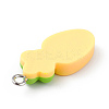 Opaque Resin Pendants RESI-D064-03P-09-3