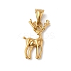Animal Theme 304 Stainless Steel Pendants STAS-B167-27F-G-1