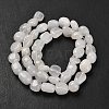 Natural White Jade Beads Strands G-P497-01E-25-3