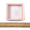 5Pcs Square Transparent PE Thin Film Suspension Jewelry Display Box CON-FS0001-19A-5