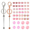 Valentine's Day DIY Beadable Keychain Making Kit DIY-TA0006-66-2