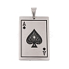 Non-Tarnish 304 Stainless Steel Pendants STAS-K283-06P-1