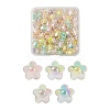 110Pcs 5 Colors Transparent Acrylic Beads TACR-LS0001-05-1