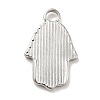 Tarnish Resistant 304 Stainless Steel Pendants Rhinestone Settings LS-STAS-E176-14P-3