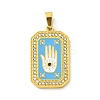 Ion Plating(IP) 304 Stainless Steel Pendants LS-STAS-C101-08G-09-1