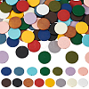 150Pcs 15 Colors Painted Natural Wood Beads WOOD-PH0003-36-1