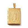 316 Stainless Steel Locket Pendants STAS-C123-03B-G-1