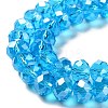 Anti-Tarnish Glass Beads Strands GR12MMY-20L-3