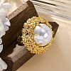 Brass Cuff Rings for Women RJEW-Q009-10G-4
