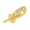 Brass Micro Pave Clear Cubic Zirconia Peg Bails Pendants LS-KK-L219-02G-1