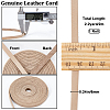 2M Flat Leather Cord LC-WH0007-07A-04-2