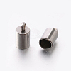 Tarnish Resistant 201 Stainless Steel Cord Ends STAS-E077-09-1