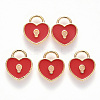Alloy Enamel Charms X-ENAM-S121-039-2