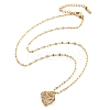 304 Stainless Steel Necklaces for Women NJEW-R015-03G-4