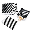 45Pcs 3 Styles Rectangle Kraft Paper Bags CARB-TA0001-14A-3