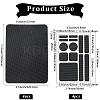 8Pcs 2 Styles PEVA Rubber Anti-Slip Hexagonal Phone Grip Tape Stickers for Phones AJEW-SP0002-64A-02-2