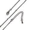 Brass Curb Chains Necklaces for Women NJEW-D302-06B-2