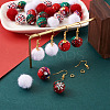 DIY Christmas Style Earring Making Kits DIY-TA0008-88-12