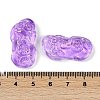 Spray Painted Imitation Jade Glass Beads GLAA-Z007-01A-3