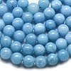 Natural Malaysia Jade Beads Strands G-L645-A01-8mm-15-4