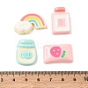 Opaque Resin Cabochons RESI-F072-01-3