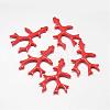 Branch Dyed Synthetical Coral Big Pendants CORA-L041-01-2