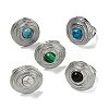 304 Stainless Steel Open Cuff Rings STAS-Z060-13P-1
