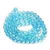 Transparent Glass Beads EGLA-A035-T8mm-D08-3