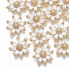 Brass Micro Pave Cubic Zirconia Pendants KK-S354-082-NF-1