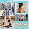 2Pcs Flower Rhinestone Ornament Accessories DIY-FG0006-42G-02-6