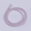 Opaque Solid Color Glass Bead Strands GLAA-F076-A12-2