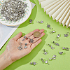SUPERFINDINGS 72pcs 18 styles Alloy European Dangle Charms FIND-FH0008-45-3