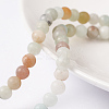 Natural Flower Amazonite Round Bead Strands X-G-D608-4mm-4