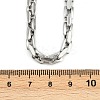 304 Stainless Steel Link Chain Necklaces for Women Men NJEW-Z093-02P-5