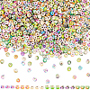 6 Strands 6 Colors Baking Paint Synthetic Turquoise Beads Strands G-SC0003-30A-1