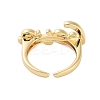 Bass LOVE Open Cuff Rings for Women RJEW-U012-01G-3