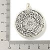 Tibetan Style Alloy Pendants FIND-U015-42AS-3