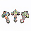 Synthetic Imperial Jasper Big Pendants G-R457-06D-1