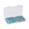 210 Pcs 2 Sizes Synthetic Turquoise Turtle Beads G-NB0001-34-3