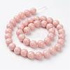 Natural Mashan Jade Round Beads Strands G-D263-10mm-XS22-3