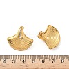 304 Stainless Steel Cubic Zirconia Stud Earrings EJEW-G444-03A-G-3