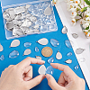 DIY Blank Teardrop Dome Pendant Making Kit DIY-UN0005-01-4