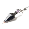 Resin Bullet Dowsing Pendulum Big Pendants G-H058-01AS-09-2