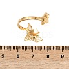 304 Stainless Steel Open Cuff Rings for Women LS-RJEW-K302-03G-4