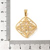 304 Stainless Steel Pendants STAS-S144-05G-B-3